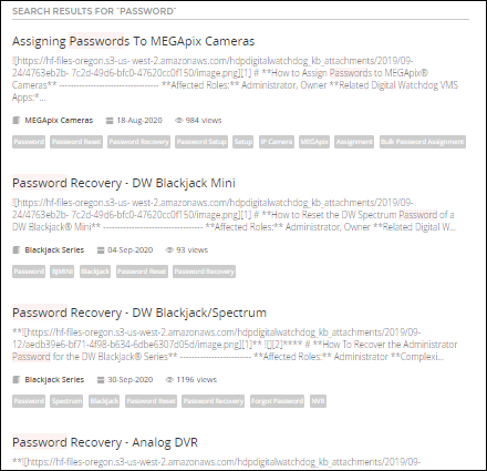 End User Assistance Guide – Digital Watchdog Knowledge Base
